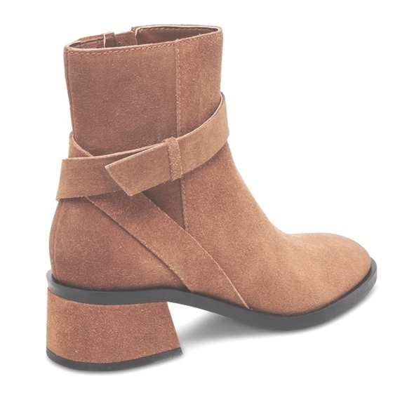 Dolce Vita Boots Leland Brown Suede Ankle Boot - Picture 2 of 8
